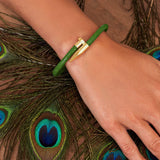 exotic bracelet GREEN NEON SPARK Cute Bracelets for Girls, Leather Bracelets - Green Spark, Kate Sira karma chakra girlfriend gift cheap gift  kate sira  katesira women