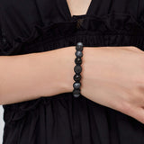 beads bracelet BLACK PEARL Beaded Bracelets for Women, Charm Bracelets - Black Mamba by Kate Sira karma chakra girlfriend gift cheap gift  kate sira  katesira women