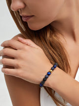beads bracelet Element Blue Buy Beaded Bracelets, Chakra and Charm Bracelets for Girls - Kate Sira karma chakra girlfriend gift cheap gift  kate sira  katesira women