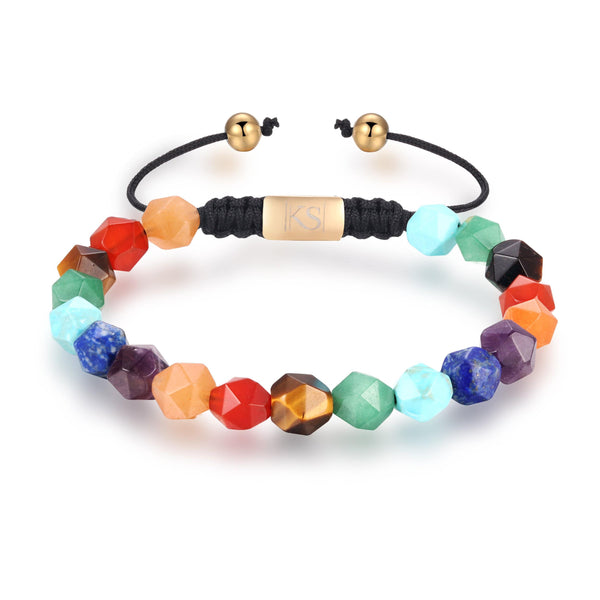 beads bracelet Rainbow Buy Beaded Bracelets, Chakra and Charm Bracelets for Girls - Kate Sira karma chakra girlfriend gift cheap gift  kate sira  katesira women