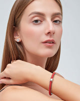 exotic bracelet RED TROPICS Buy Cuff Bracelets for Women, Cute Bracelets - Red Tropics | Kate Sira karma chakra girlfriend gift cheap gift  kate sira  katesira women