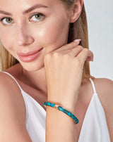 exotic bracelet TURQUOISE EXOTICA Cuff Bracelet for Girls, Cute Bracelet - Turquoise Exotica | Kate Sira karma chakra girlfriend gift cheap gift  kate sira  katesira women