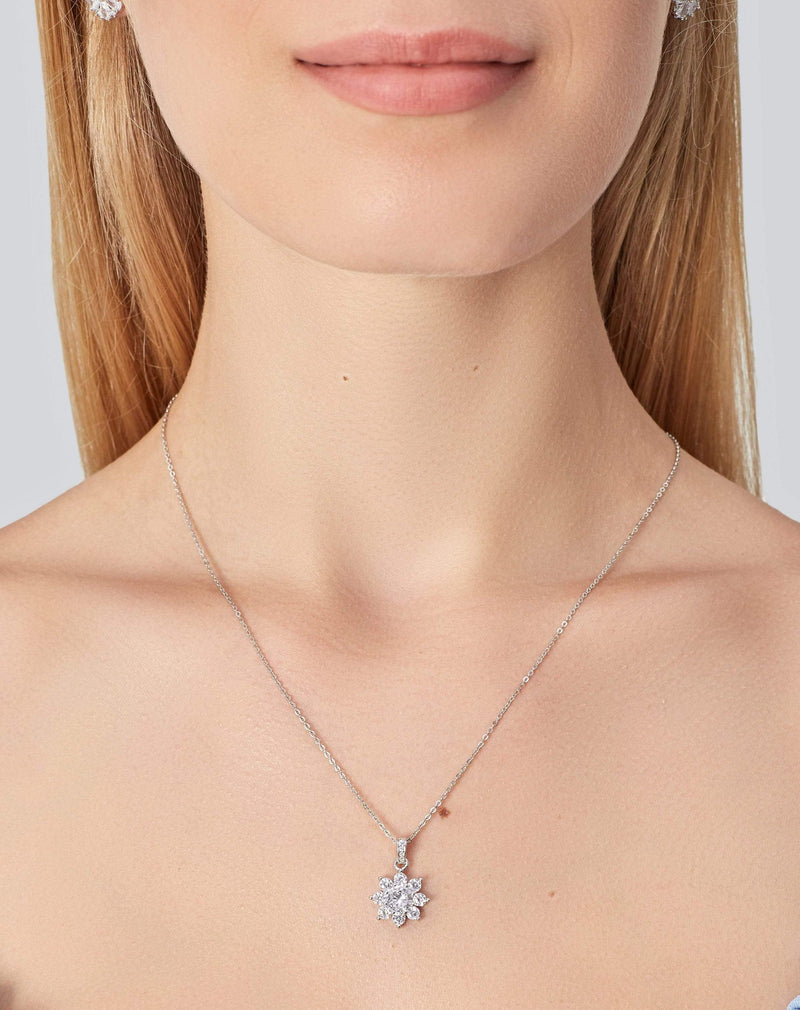 Necklace Necklace MOSCOW Diamond Necklace for Girls, 18 Inch Silver Necklace | Moscow Kate Sira karma chakra girlfriend gift cheap gift  kate sira  katesira women