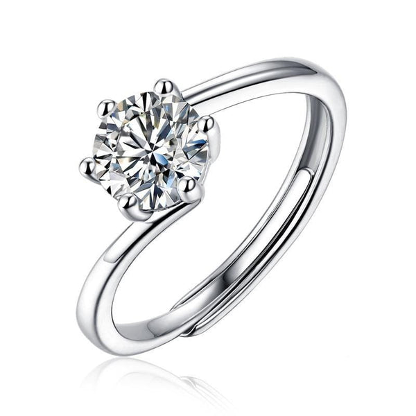 rings rings DIVA Buy Moissanite Rings for Woman with Sterling Silver - Kate Sira karma chakra girlfriend gift cheap gift  kate sira  katesira women