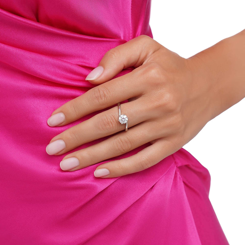 rings rings DIVA Buy Moissanite Rings for Woman with Sterling Silver - Kate Sira karma chakra girlfriend gift cheap gift  kate sira  katesira women