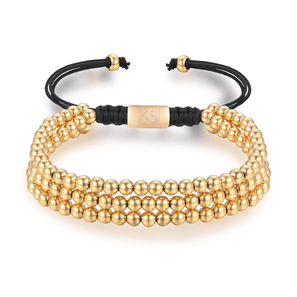 Small Beads bracelet Galaxy Gold Shop Beaded Bracelets for Girls, Galaxy Gold Bead Bracelet | Kate Sira karma chakra girlfriend gift cheap gift  kate sira  katesira women