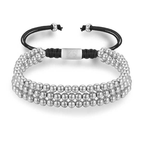 Small Beads bracelet Galaxy Silver Shop Beaded Bracelets, Galaxy Silver Bracelets for Women | Kate Sira karma chakra girlfriend gift cheap gift  kate sira  katesira women